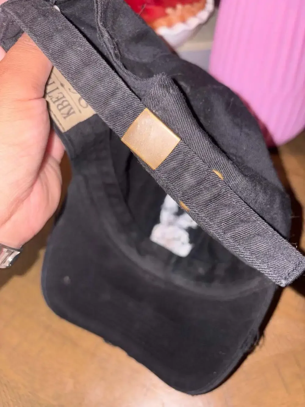 KBETHOS Vintage Skull Bunny Embroidered Distressed Black Baseball Cap